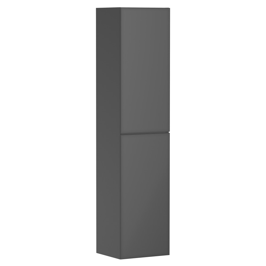 Armoire haute XEVOLOS E
40,0 x 176,0 x 36,0 cm
suspendu, armoire de tablette
2 portes, charnières à droite
3 tablettes en verre
avec matériel de fixation
