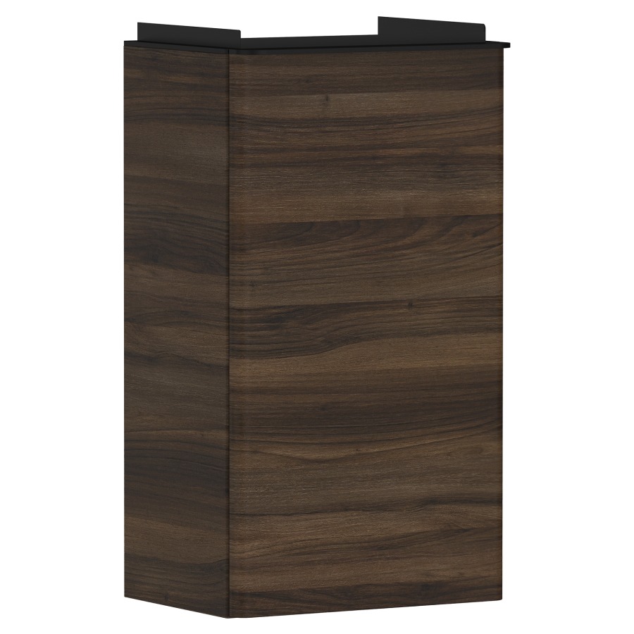 Élément inférieur XELU Q
34,0 x 60,5 x 24,5 cm
suspendu, armoire de tablette
1 porte, charnière à gauche
siphon gain de place inclus
avec matériel de fixation
pour lave-mains 234 319