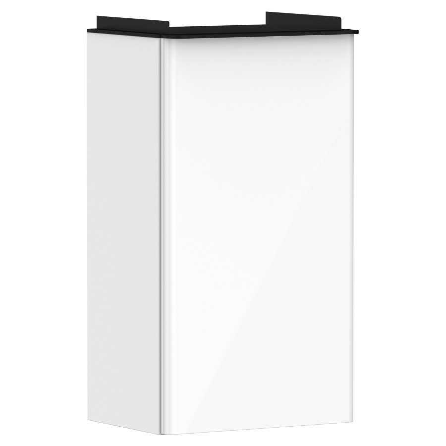 Élément inférieur XELU Q
34,0 x 60,5 x 24,5 cm
suspendu, armoire de tablette
1 porte, charnière à droite
siphon gain de place inclus
avec matériel de fixation
pour lave-mains 234 320