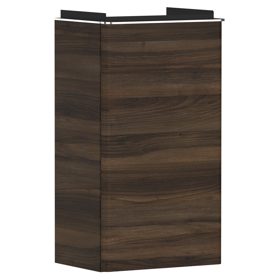 Élément inférieur XELU Q
34,0 x 60,5 x 24,5 cm
suspendu, armoire de tablette
1 porte, charnière à droite
siphon gain de place inclus
avec matériel de fixation
pour lave-mains 234 320