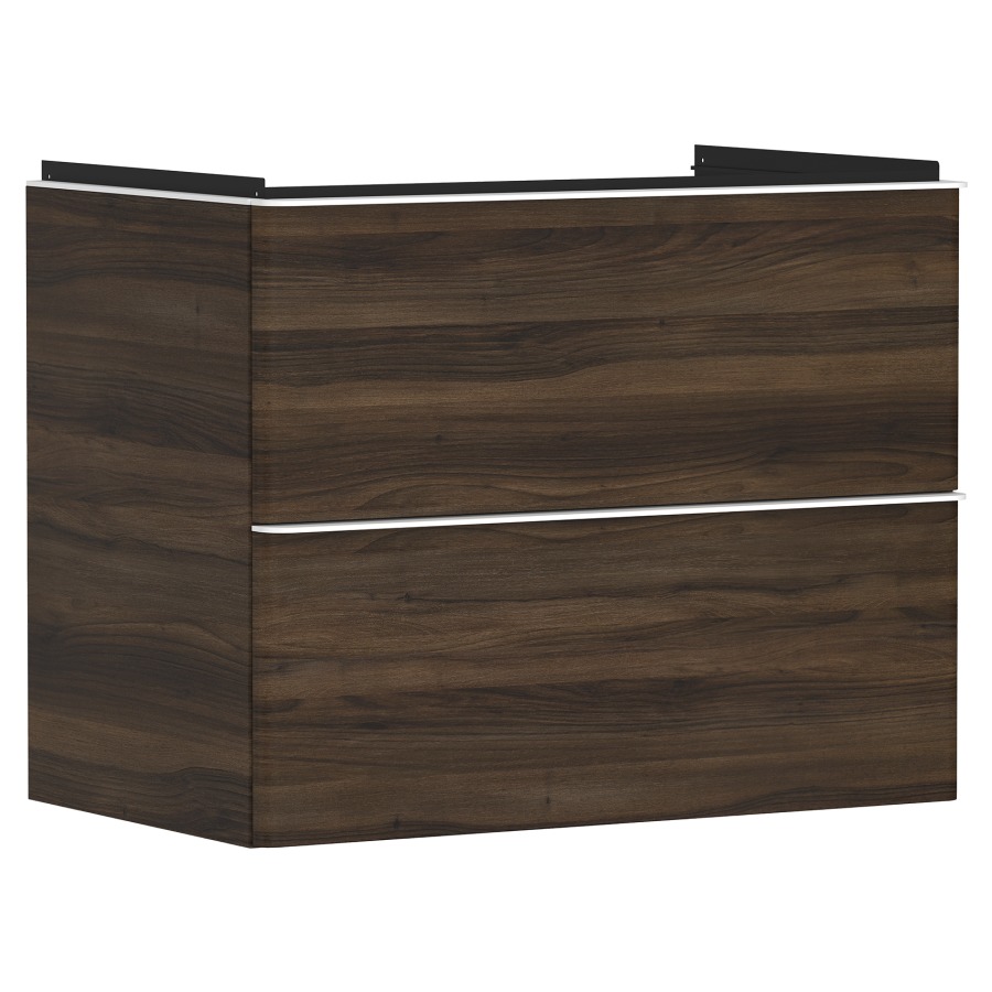 Élément inférieur XELU Q
78,0 x 60,5 x 47,5 cm
suspendu, élément à 2 tiroirs
siphon gain de place inclus
avec matériel de fixation
pour lavabo 234 325/326/327