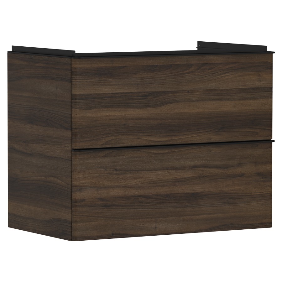 Élément inférieur XELU Q
78,0 x 60,5 x 47,5 cm
suspendu, élément à 2 tiroirs
siphon gain de place inclus
avec matériel de fixation
pour lavabo 234 325/326/327