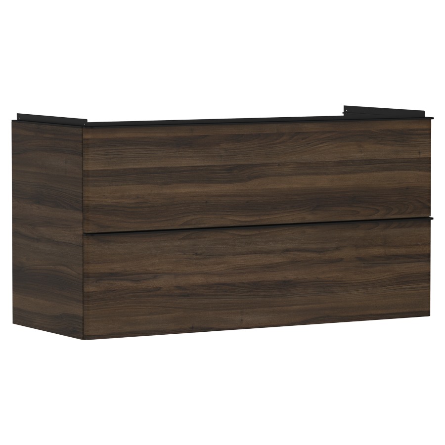 Élément inférieur XELU Q
118,0 x 60,5 x 47,5 cm
suspendu, élément à 2 tiroirs
siphon gain de place inclus
avec matériel de fixation
pour lavabo 234 329