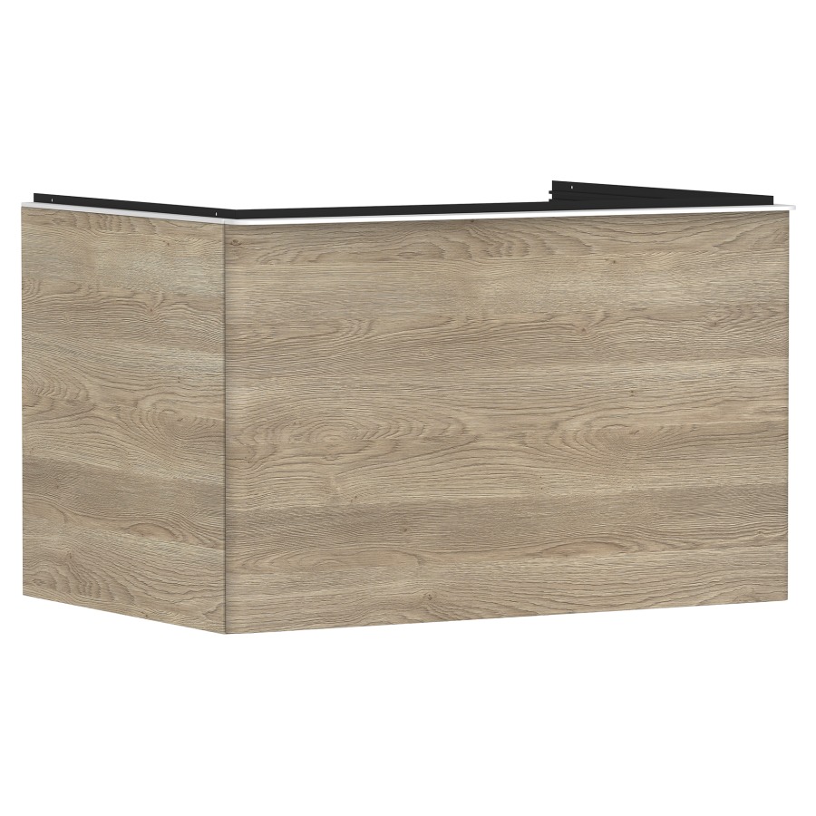 Élément inférieur XELU Q
78,0 x 48,5 x 55,0 cm
suspendu, élément à 1 tiroir
avec matériel de fixation
pour recouvrement avec lavabo
à poser