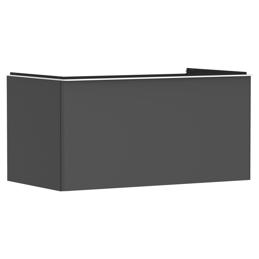 Élément inférieur XELU Q
98,0 x 48,5 x 55,0 cm
suspendu, élément à 1 tiroir
avec matériel de fixation
pour recouvrement avec lavabo
à poser