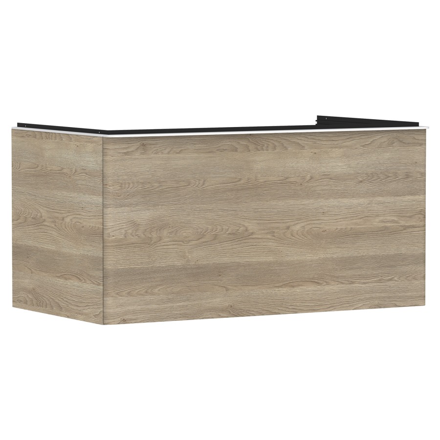 Élément inférieur XELU Q
98,0 x 48,5 x 55,0 cm
suspendu, élément à 1 tiroir
avec matériel de fixation
pour recouvrement avec lavabo
à poser