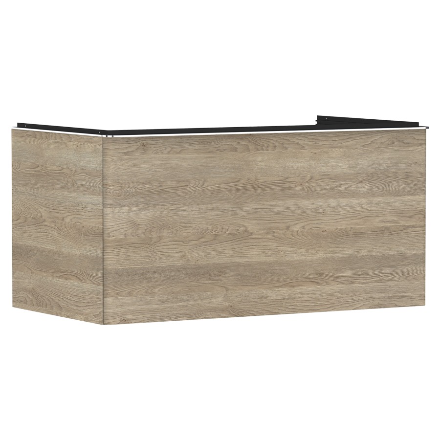 Élément inférieur XELU Q
98,0 x 48,5 x 55,0 cm
suspendu, élément à 1 tiroir
avec matériel de fixation
pour recouvrement avec lavabo
à poser