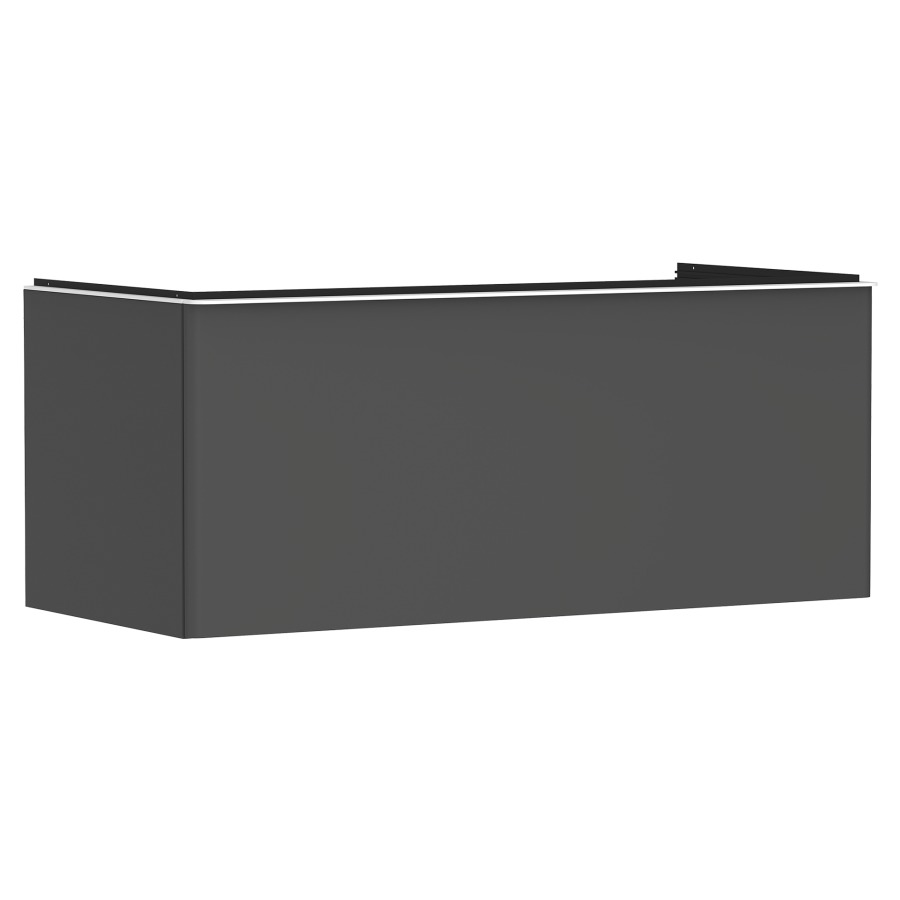 Élément inférieur XELU Q
118,0 x 48,5 x 55,0 cm
suspendu, élément à 1 tiroir
avec matériel de fixation
pour recouvrement avec lavabo
à poser
