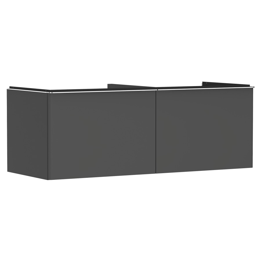 Élément inférieur XELU Q
136,0 x 48,5 x 55,0 cm
suspendu, 2 élémenst à chacune
1 tiroir, avec matériel de
fixation, pour recouvrement
avec lavabo à poser
