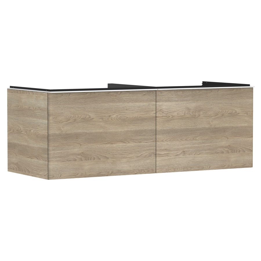 Élément inférieur XELU Q
136,0 x 48,5 x 55,0 cm
suspendu, 2 élémenst à chacune
1 tiroir, avec matériel de
fixation, pour recouvrement
avec lavabo à poser