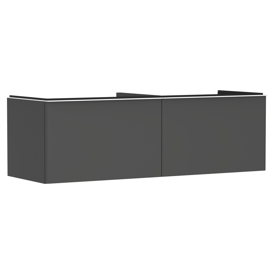 Élément inférieur XELU Q
156,0 x 48,5 x 55,0 cm
suspendu, 2 élémenst à chacune
1 tiroir, avec matériel de
fixation, pour recouvrement
avec lavabo à poser