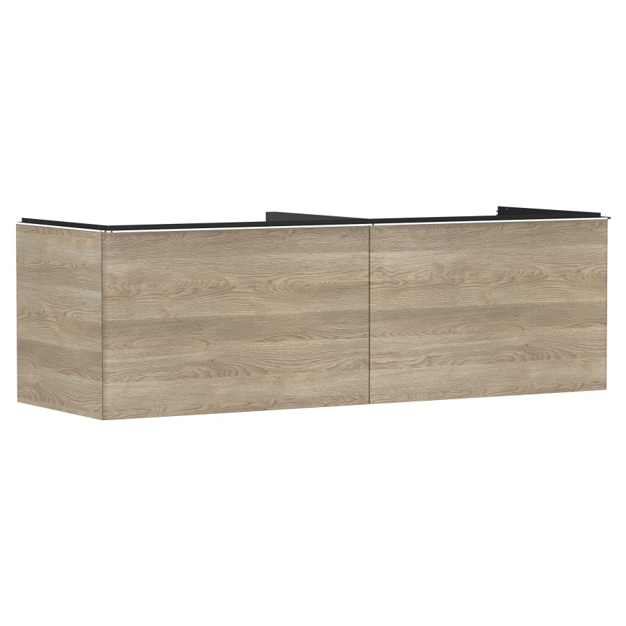 Élément inférieur XELU Q
156,0 x 48,5 x 55,0 cm
suspendu, 2 élémenst à chacune
1 tiroir, avec matériel de
fixation, pour recouvrement
avec lavabo à poser
