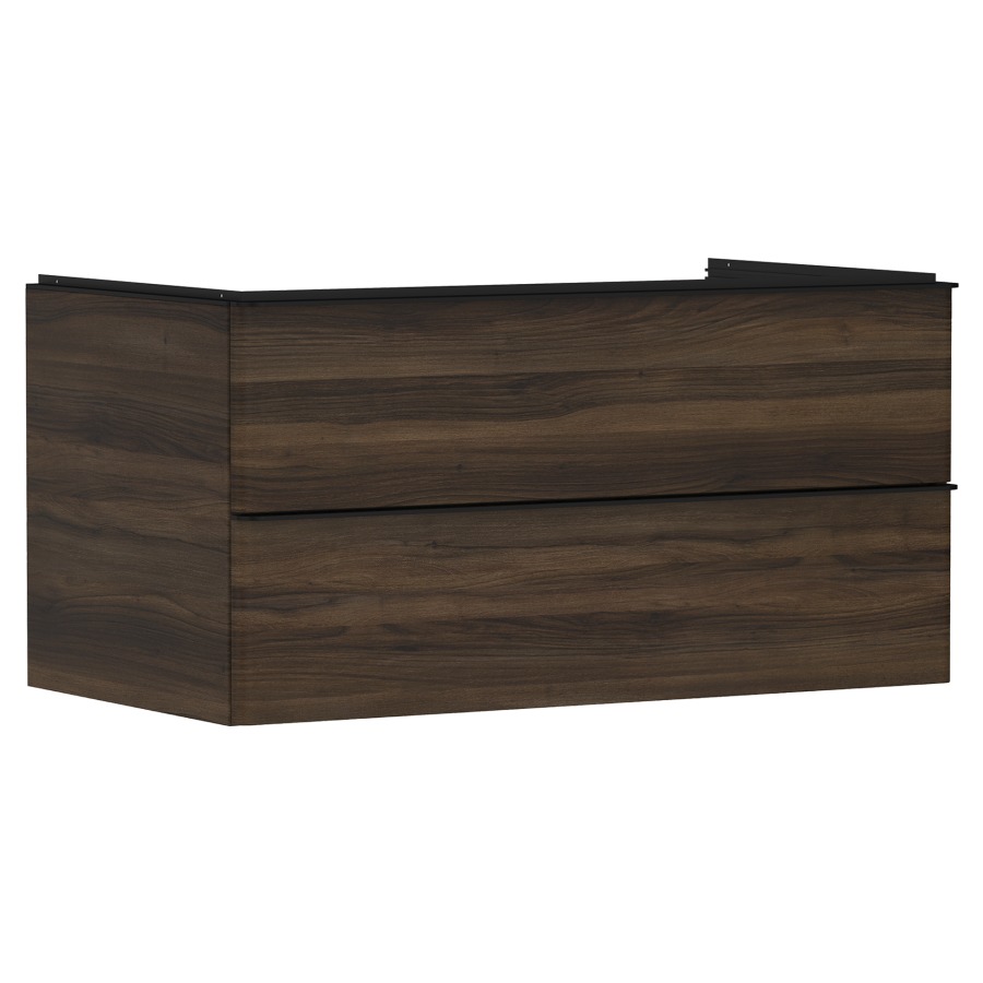 Élément inférieur XELU Q
98,0 x 48,5 x 55,0 cm
suspendu, élément à 2 tiroirs
avec matériel de fixation
pour recouvrement avec lavabo
à poser