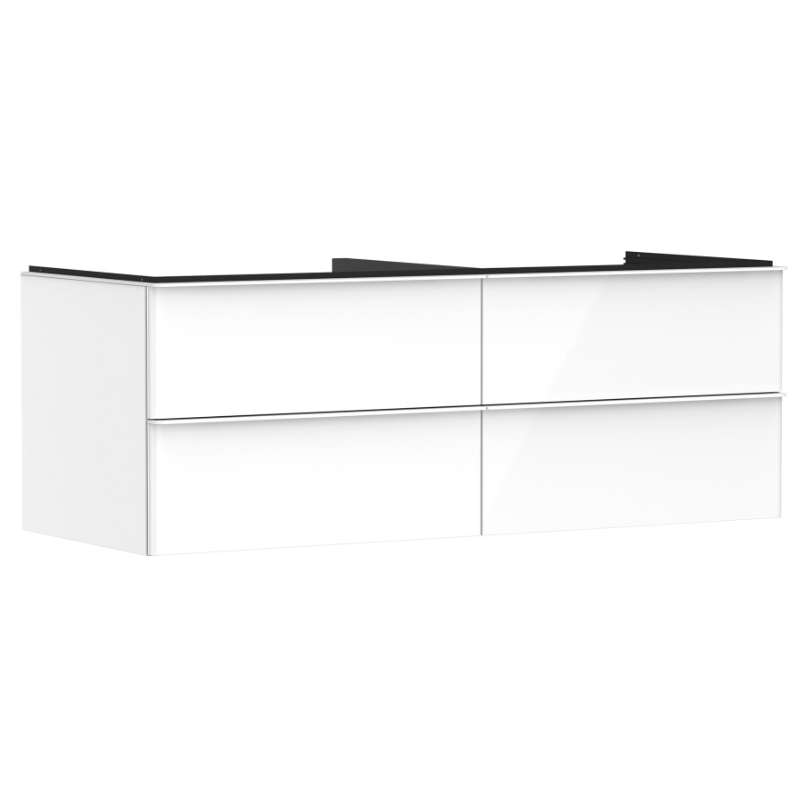 Élément inférieur XELU Q
136,0 x 48,5 x 55,0 cm
suspendu, 2 élémenst à chacune
2 tiroirs, avec matériel de
fixation, pour recouvrement
avec lavabo à poser