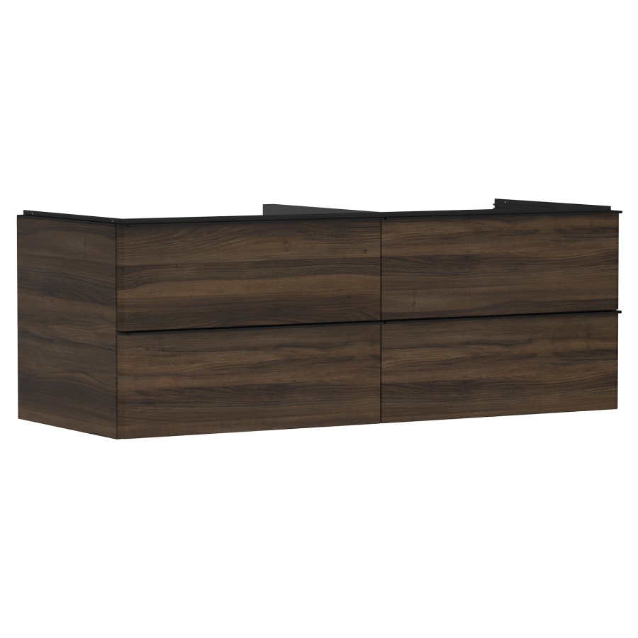 Élément inférieur XELU Q
136,0 x 48,5 x 55,0 cm
suspendu, 2 élémenst à chacune
2 tiroirs, avec matériel de
fixation, pour recouvrement
avec lavabo à poser