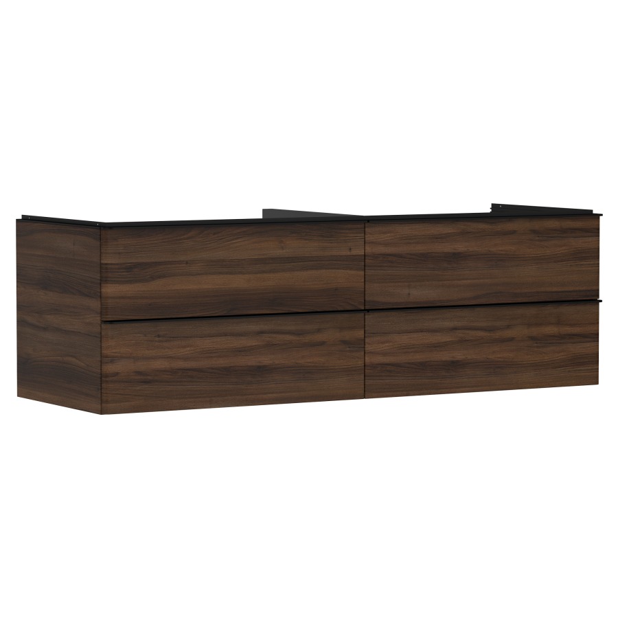 Élément inférieur XELU Q
156,0 x 48,5 x 55,0 cm
suspendu, 2 élémenst à chacune
2 tiroirs, avec matériel de
fixation, pour recouvrement
avec lavabo à poser