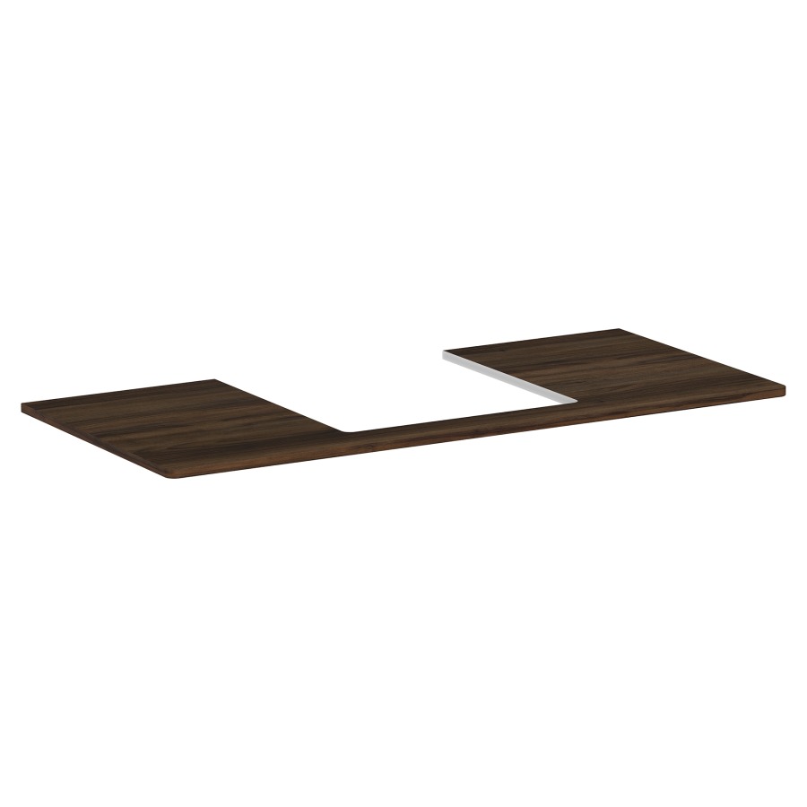 Table de lavabo XELU Q
118,0 x 1,6 x 55,0 cm
siphon gain de place inclus
pour lavabo à poser 234 321