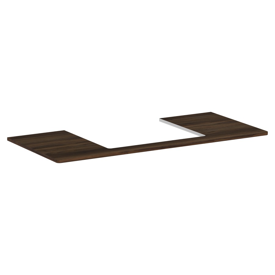 Table de lavabo XELU Q
118,0 x 1,6 x 55,0 cm
siphon gain de place inclus
pour lavabo à poser 234 323