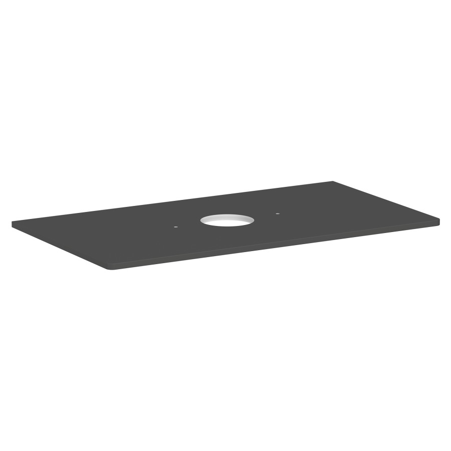 Table de lavabo XELU Q
98,0 x 1,6 x 55,0 cm
siphon gain de place inclus
pour lavabo à poser