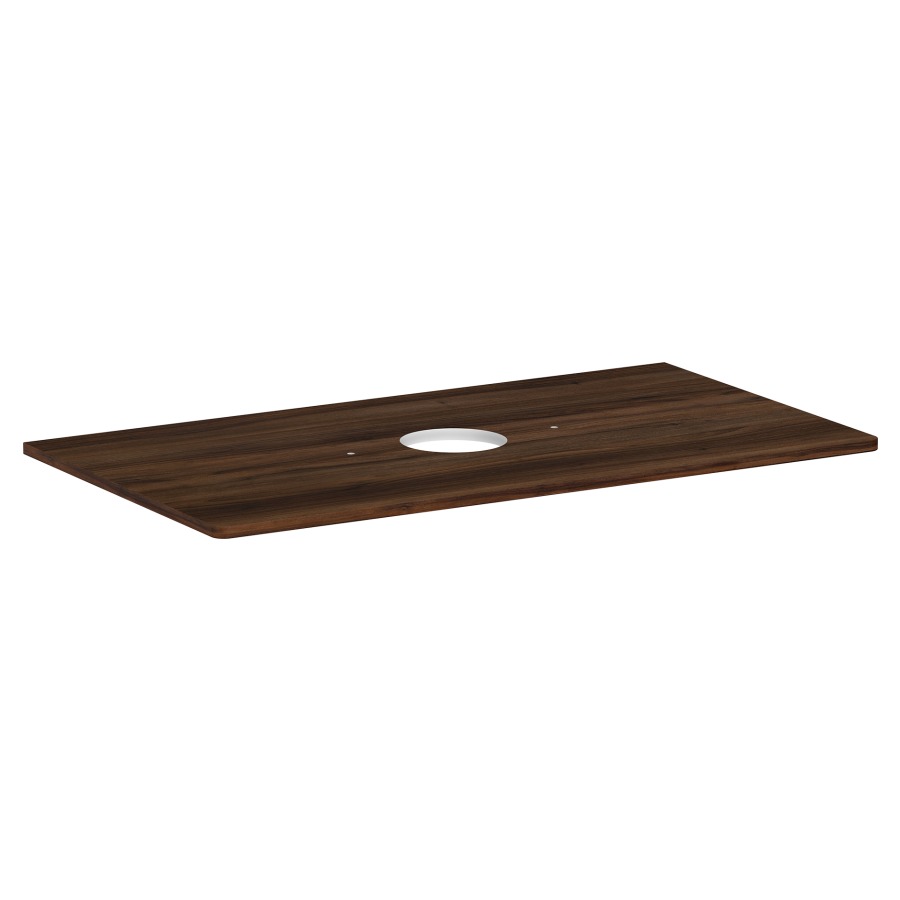 Table de lavabo XELU Q
98,0 x 1,6 x 55,0 cm
siphon gain de place inclus
pour lavabo à poser