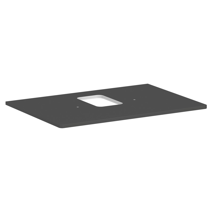Table de lavabo XELU Q
78,0 x 1,6 x 55,0 cm
siphon gain de place inclus
pour lavabo à poser
