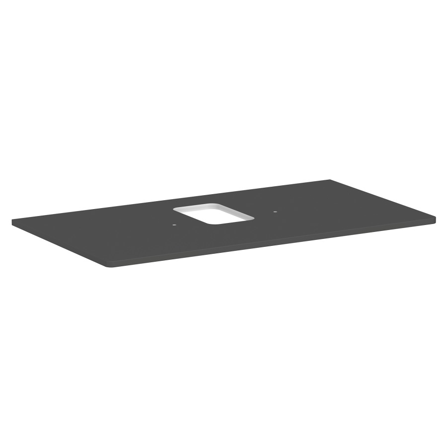 Table de lavabo XELU Q
98,0 x 1,6 x 55,0 cm
siphon gain de place inclus
pour lavabo à poser