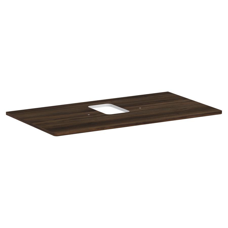 Table de lavabo XELU Q
98,0 x 1,6 x 55,0 cm
siphon gain de place inclus
pour lavabo à poser