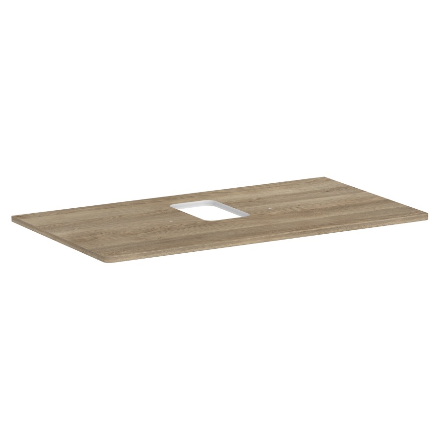 Table de lavabo XELU Q
98,0 x 1,6 x 55,0 cm
siphon gain de place inclus
pour lavabo à poser