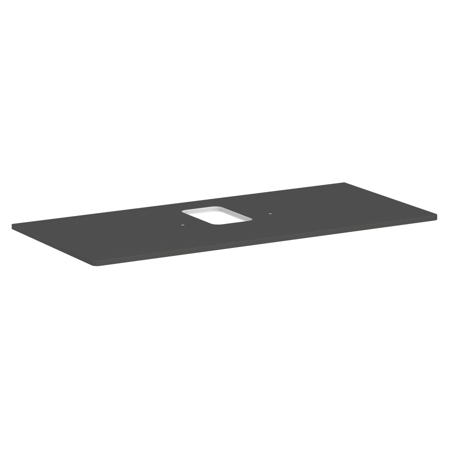 Table de lavabo XELU Q
118,0 x 1,6 x 55,0 cm
siphon gain de place inclus
pour lavabo à poser