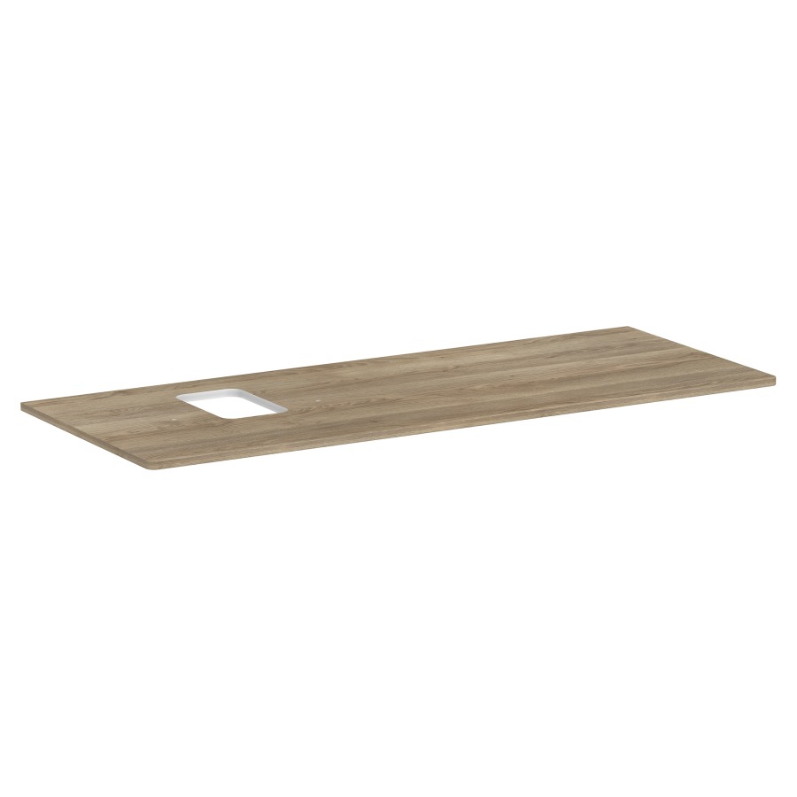 Table de lavabo XELU Q
136,0 x 1,6 x 55,0 cm
découpe à gauche
siphon gain de place inclus
pour lavabo à poser