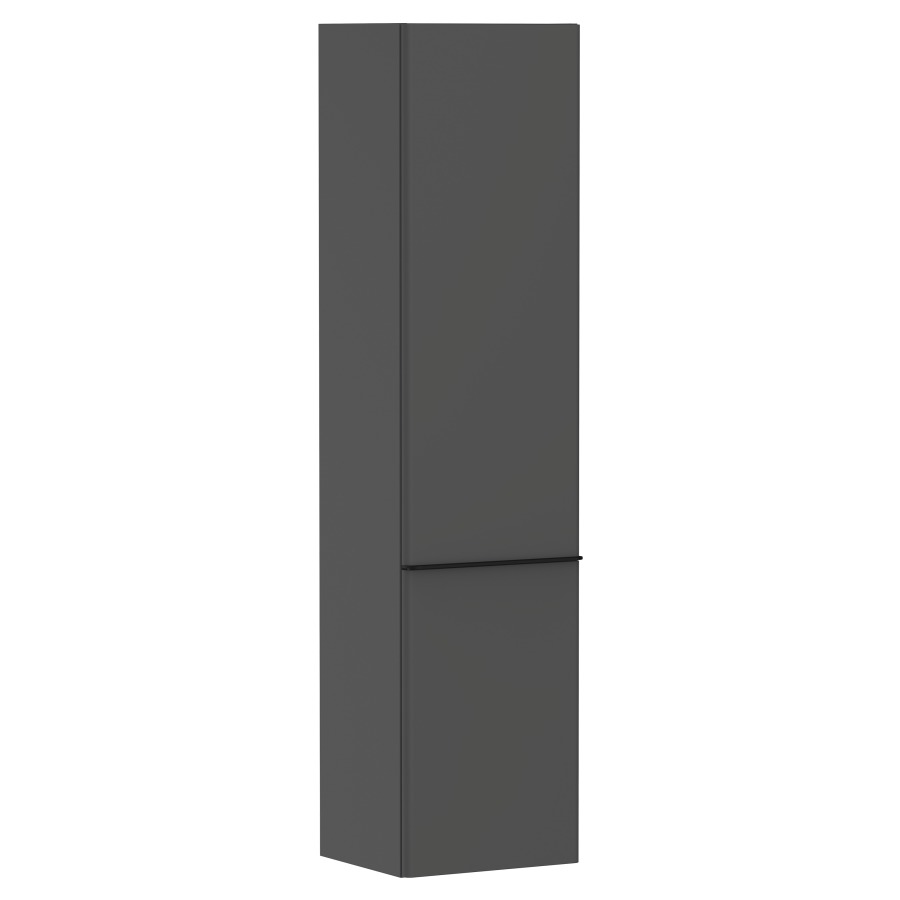 Armoire haute XELU Q
40 x 165 x 35 cm
armoire de tablette, 2 portes
charnières à droite
3 tablettes en verre