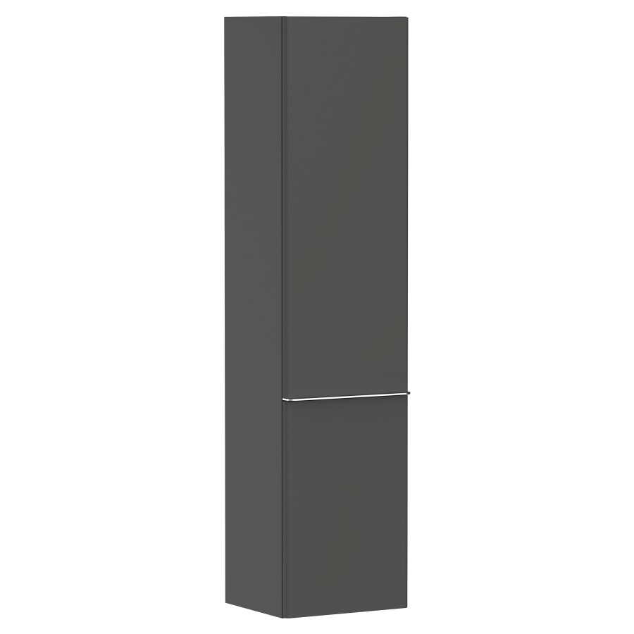 Armoire haute XELU Q
40 x 165 x 35 cm
armoire de tablette, 2 portes
charnières à droite
3 tablettes en verre