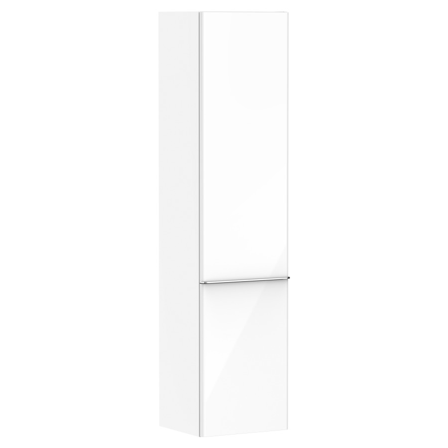 Armoire haute XELU Q
40 x 165 x 35 cm
armoire de tablette, 2 portes
charnières à droite
3 tablettes en verre