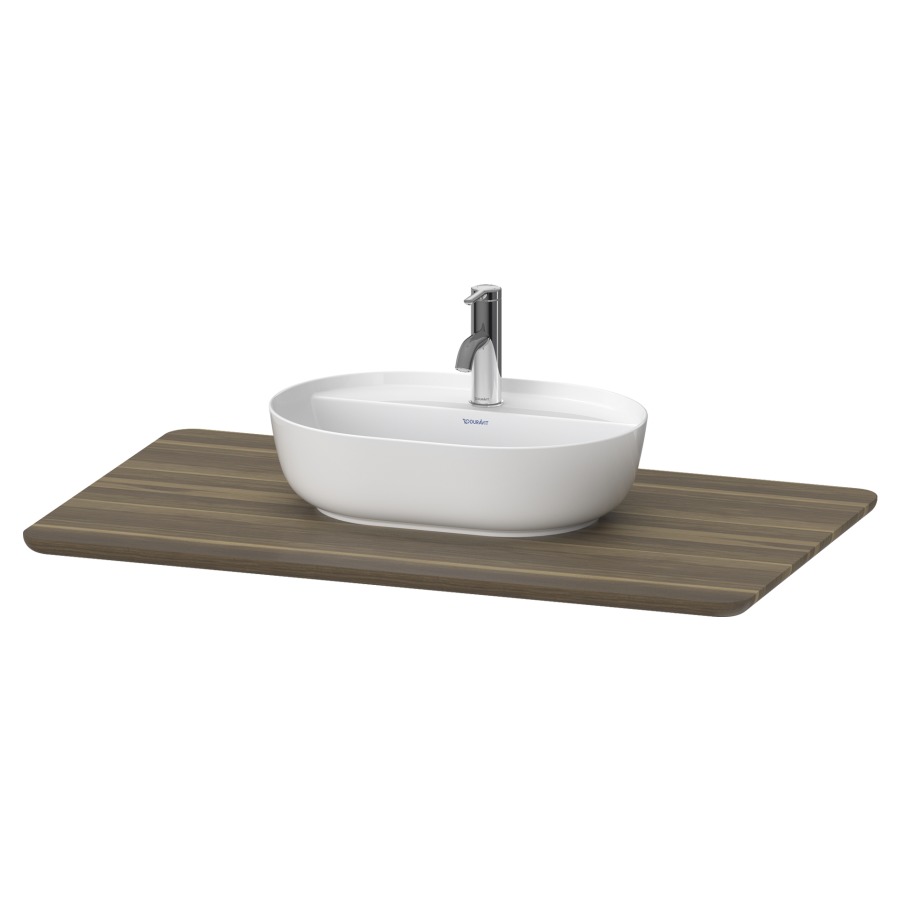 Console LUV
98,8 x 2,5 x 59,5 cm
pour lavabo à poser et lavabo
a encastrer, console en bois
massif, avec 1 découpe