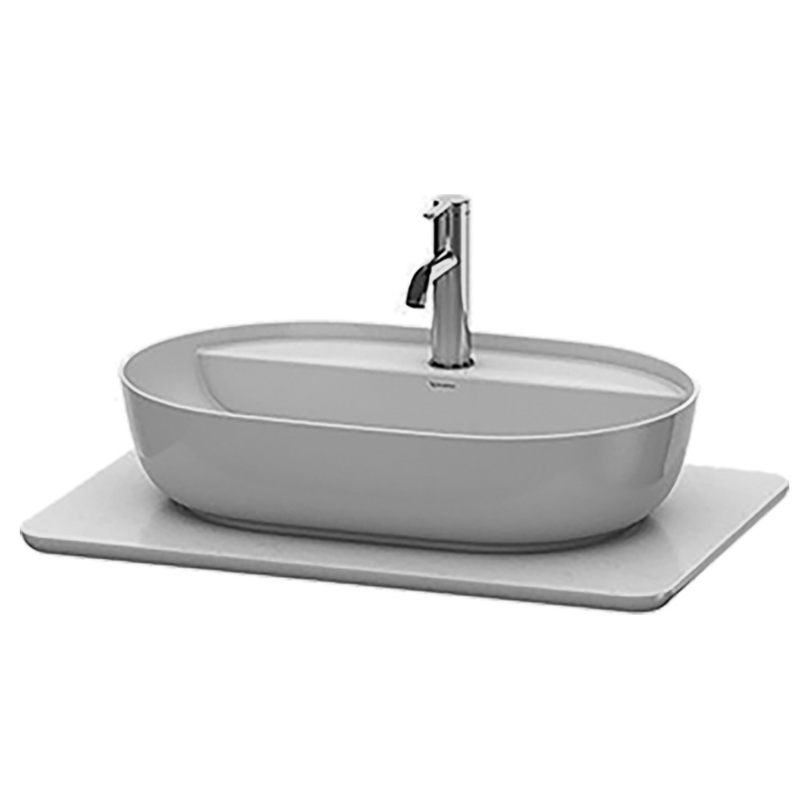 Konsole LUV
68,8 x 2,5 x 47,5 cm
Quarzstein, für 1 Waschtisch