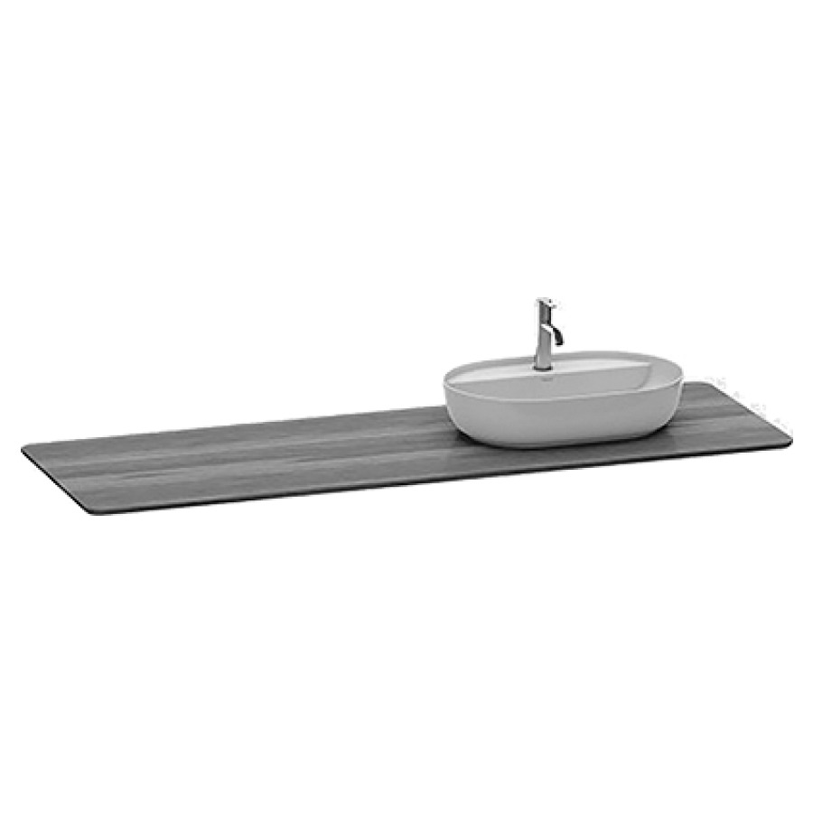 Console LUV
178,3 x 2,5 x 59,5 cm
bois massif, pour 1 lavabo à
droite