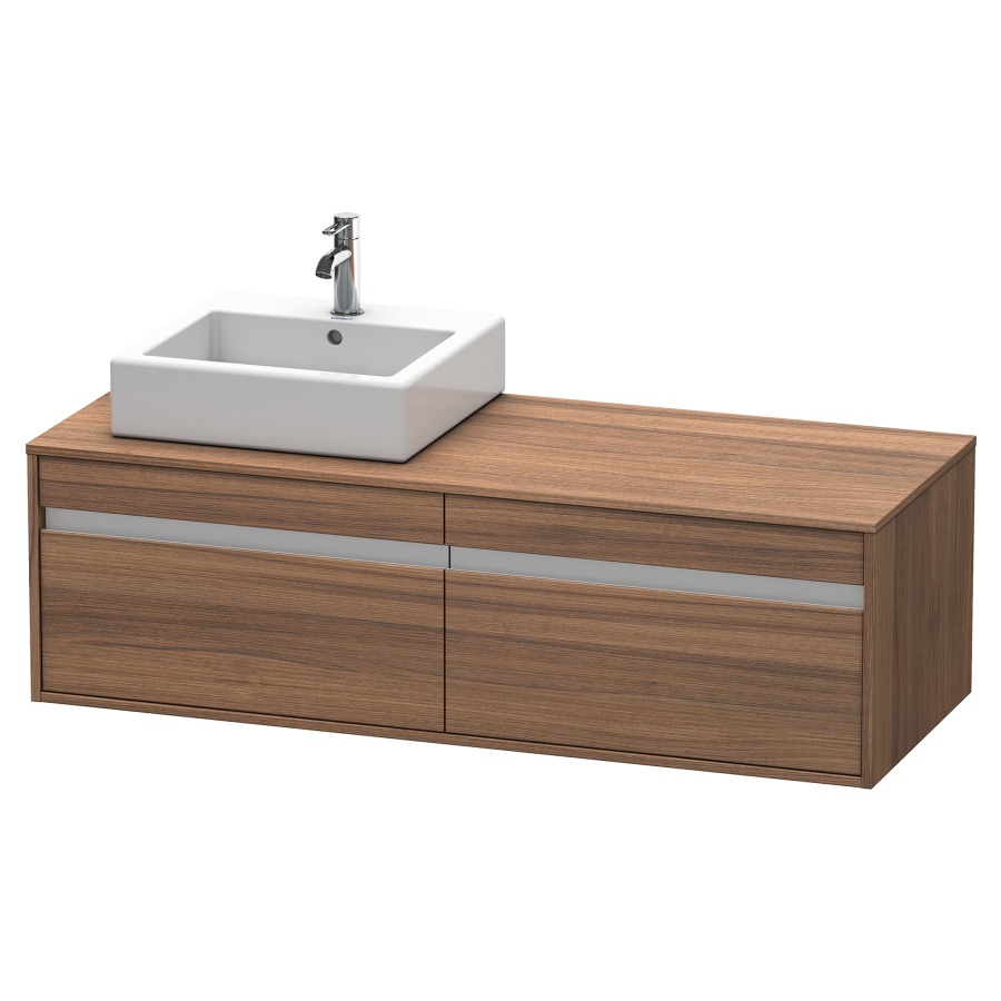 Élément inférieur KETHO
140,0 x 55,0 x 42,6 cm
2 éléments à chacun 1 tiroir
pour lavabo à poser gauche