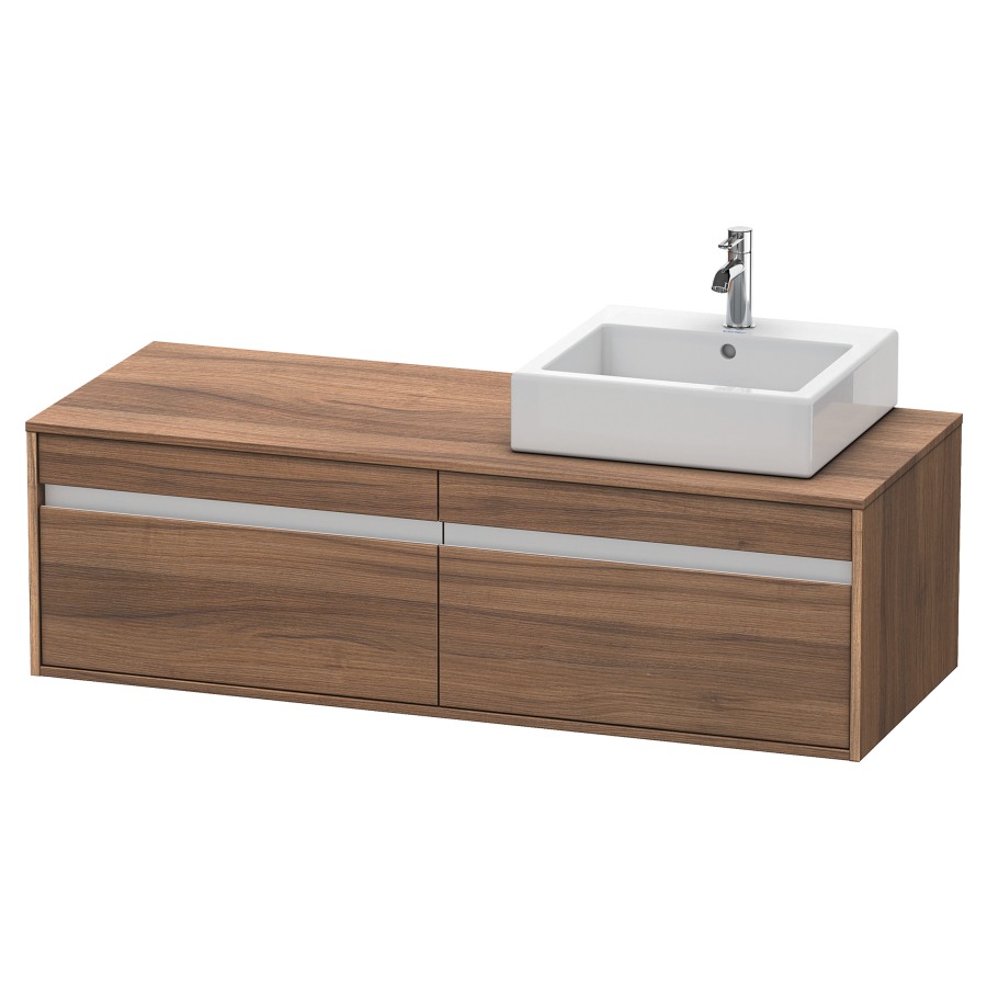 Élément inférieur KETHO
140,0 x 55,0 x 42,6 cm
2 éléments à chacun 1 tiroir
pour lavabo à poser droite