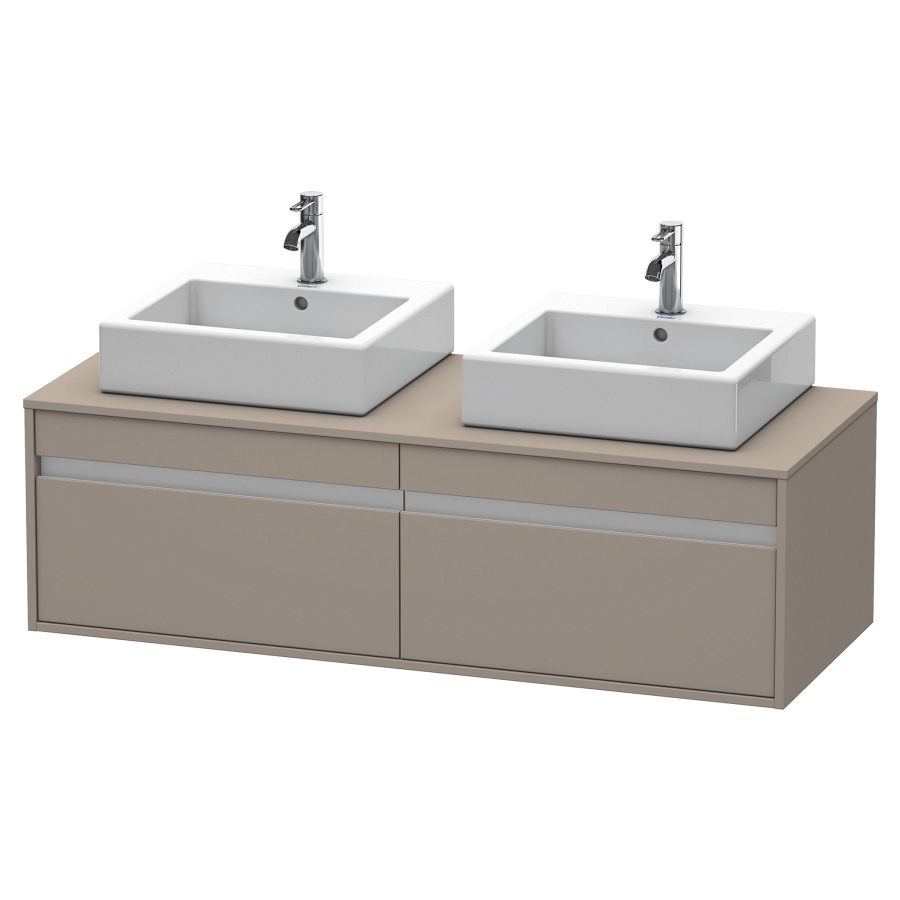 Élément inférieur KETHO
140,0 x 55,0 x 42,6 cm
2 éléments à chacun 1 tiroir
pour 2 lavabos à poser