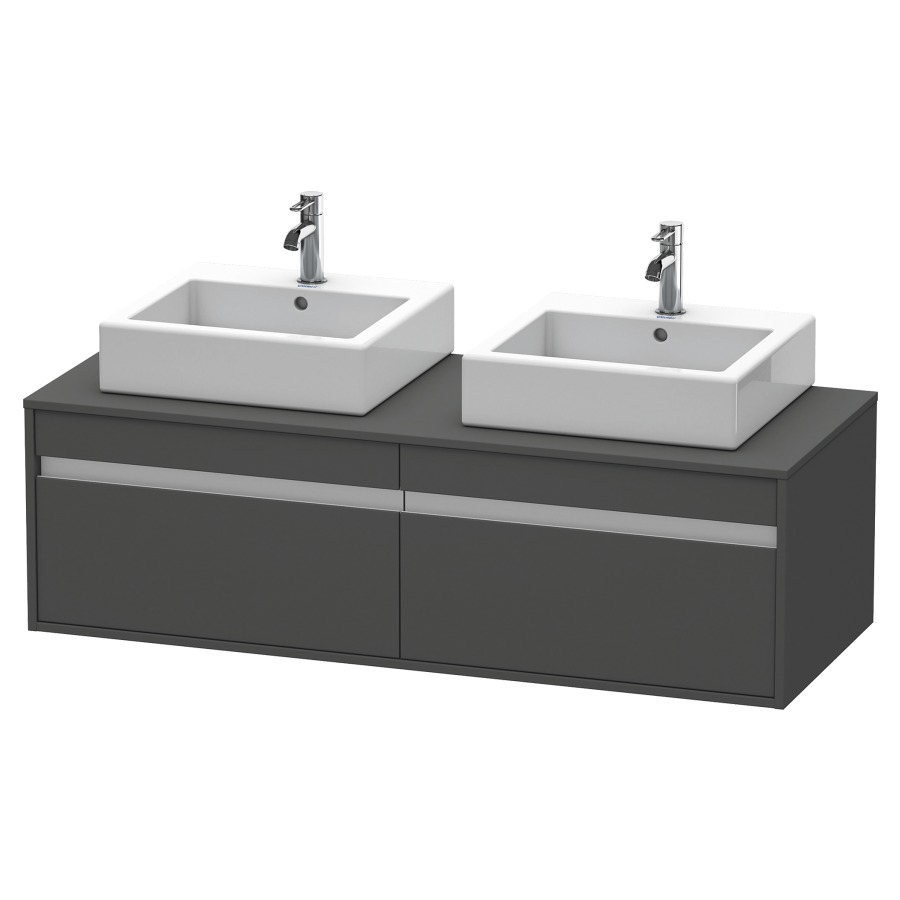 Élément inférieur KETHO
140,0 x 55,0 x 42,6 cm
2 éléments à chacun 1 tiroir
pour 2 lavabos à poser