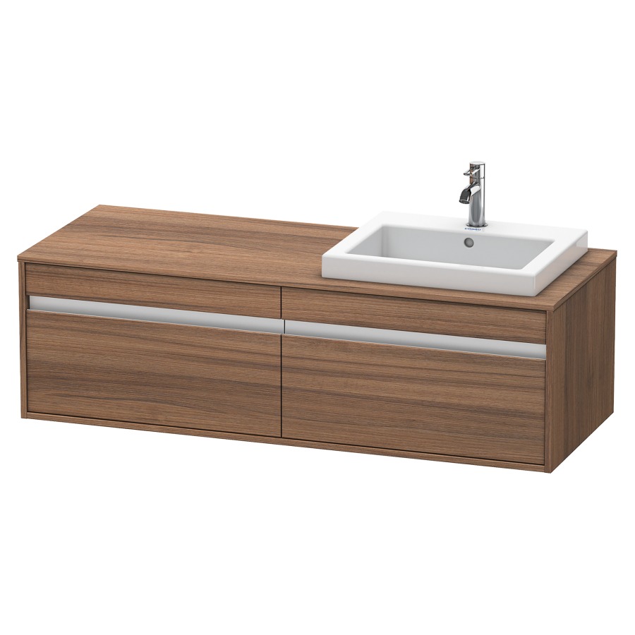 Élément inférieur KETHO
140,0 x 55,0 x 42,6 cm
2 éléments à chacun 1 tiroir
pour lavabo à encastrer droite