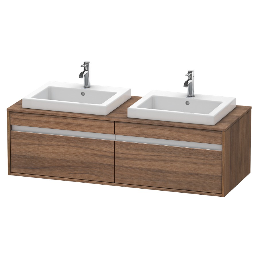 Élément inférieur KETHO
140,0 x 55,0 x 42,6 cm
2 éléments à chacun 1 tiroir
pour 2 lavabos à encastrer