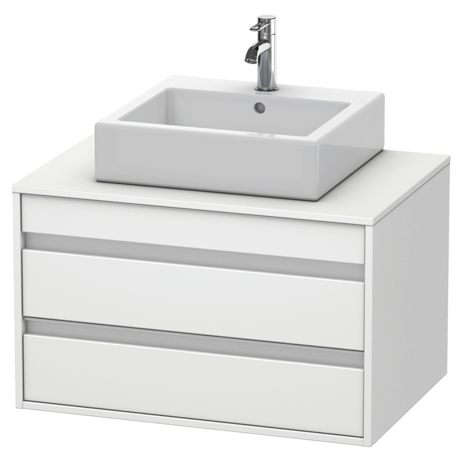 Élément inférieur KETHO
80,0 x 55,0 x 49,6 cm
élément à 2 tiroirs
pour lavabo à poser