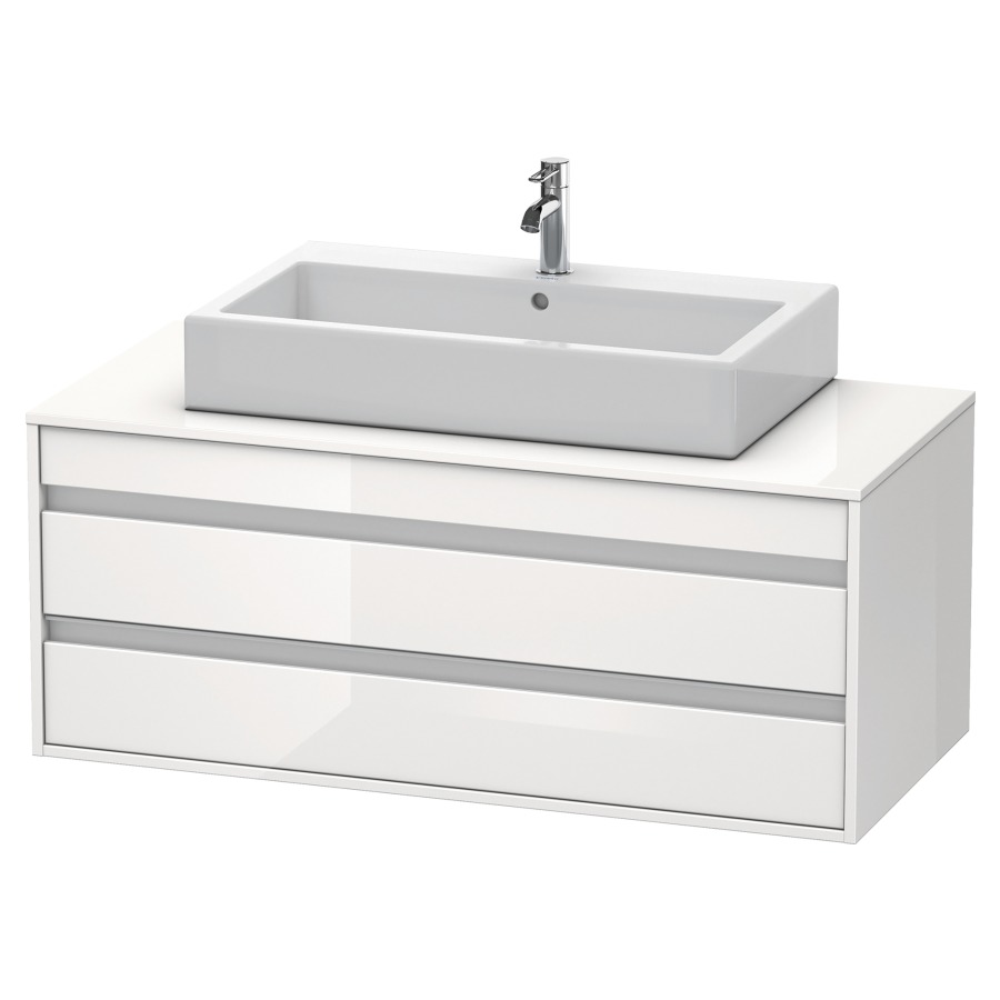 Élément inférieur KETHO
120,0 x 55,0 x 49,6 cm
élément à 2 tiroirs
pour lavabo à poser