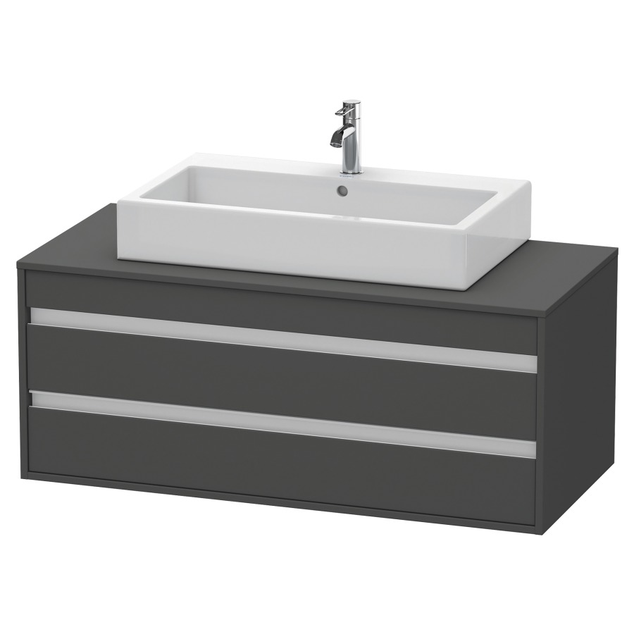 Élément inférieur KETHO
120,0 x 55,0 x 49,6 cm
élément à 2 tiroirs
pour lavabo à poser