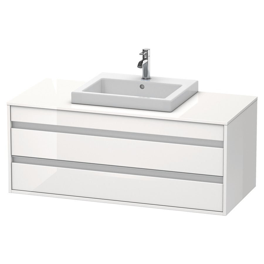 Élément inférieur KETHO
120,0 x 55,0 x 49,6 cm
élément à 2 tiroirs
pour lavabo à encastrer