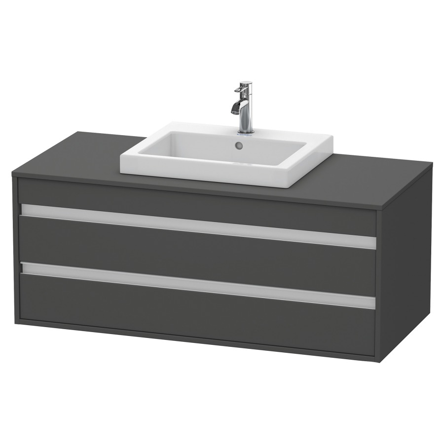 Élément inférieur KETHO
120,0 x 55,0 x 49,6 cm
élément à 2 tiroirs
pour lavabo à encastrer