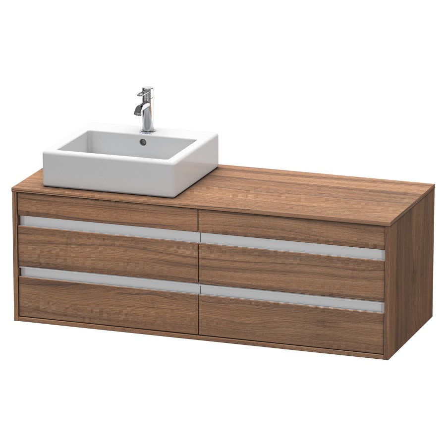 Élément inférieur KETHO
140,0 x 55,0 x 49,6 cm
2 éléments à 2 tiroirs
pour lavabo à poser gauche