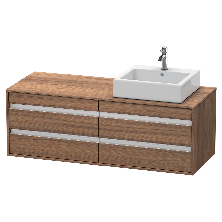 Élément inférieur KETHO
140,0 x 55,0 x 49,6 cm
2 éléments à 2 tiroirs
pour lavabo à poser droite