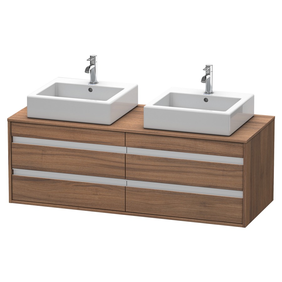 Élément inférieur KETHO
140,0 x 55,0 x 49,6 cm
2 éléments à 2 tiroirs
pour 2 lavabos à poser